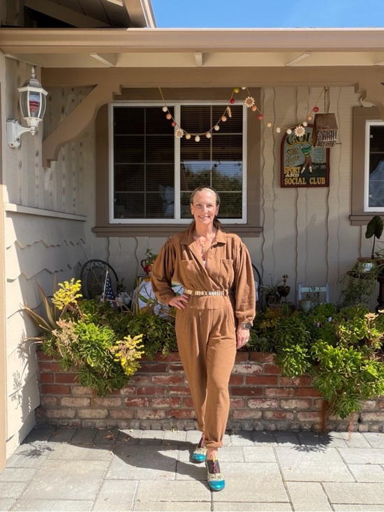 Free People Pants - Free People Beach Women’s Brown Relaxed Jumpsuit Women’s Small
